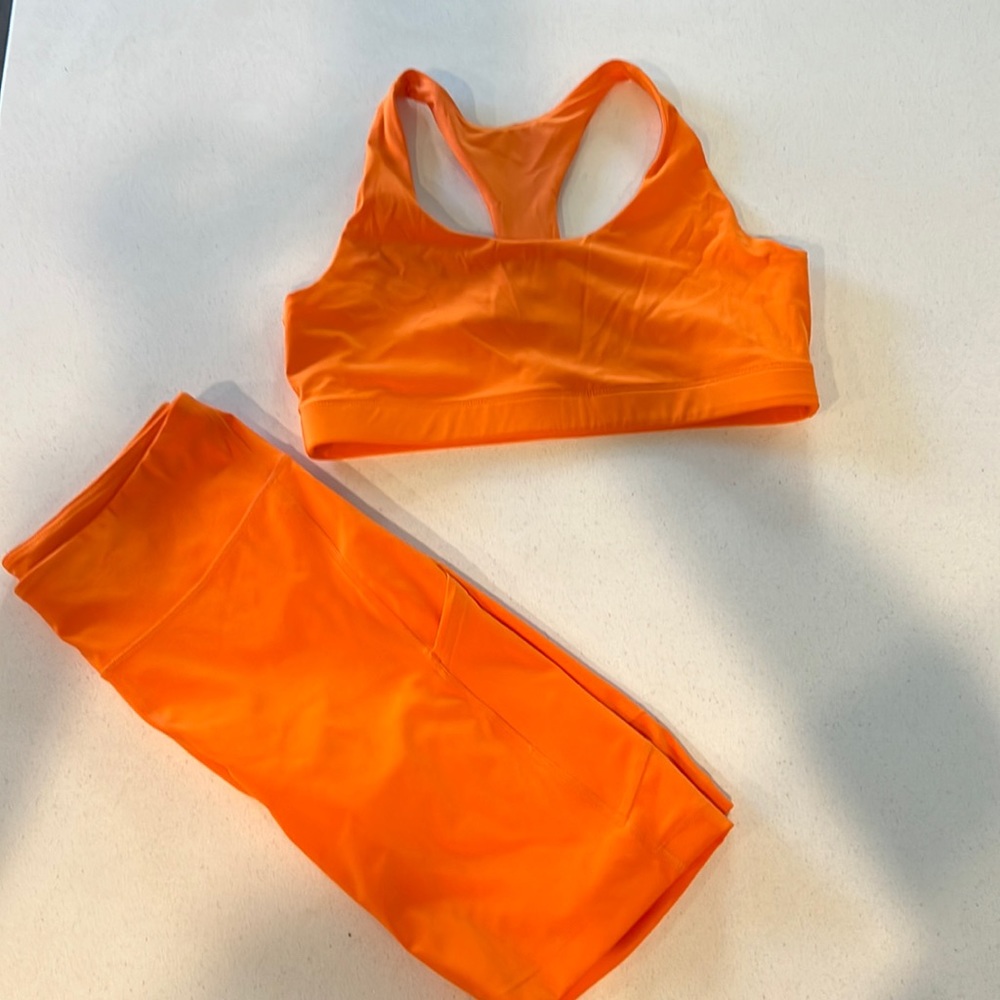 Outdoor Voices bike short set